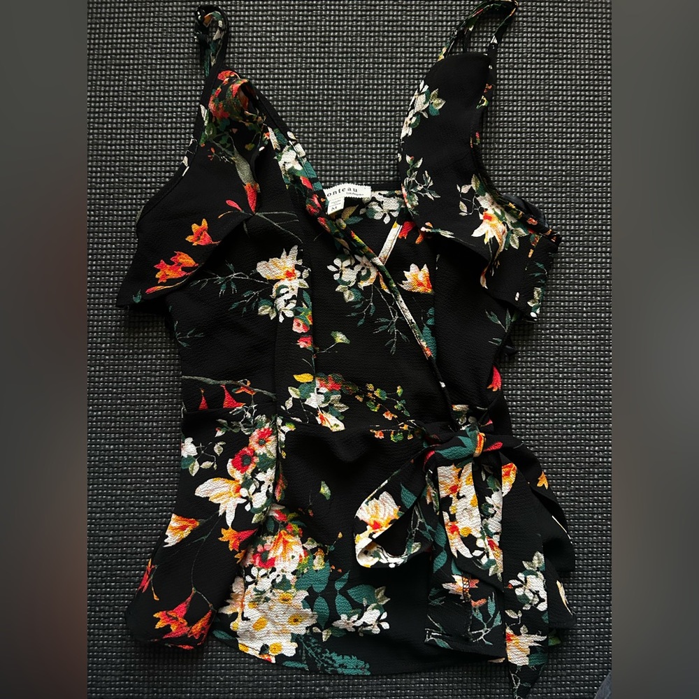 Floral Wrap Tank